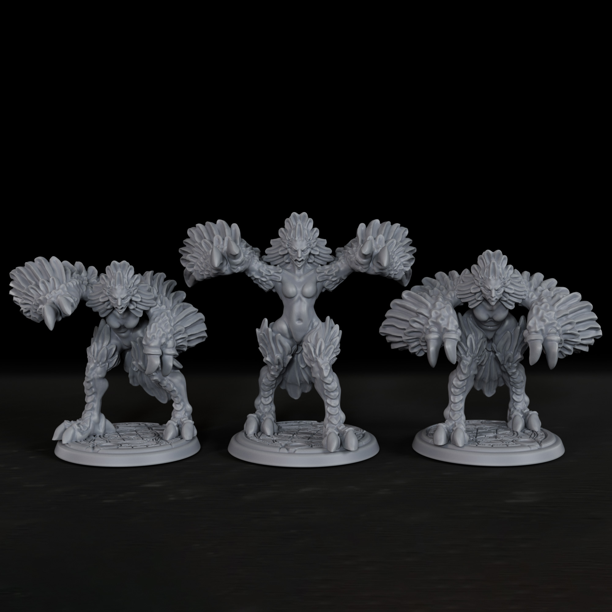 Board Game Quest - Miniatura de Harpies para Juegos de