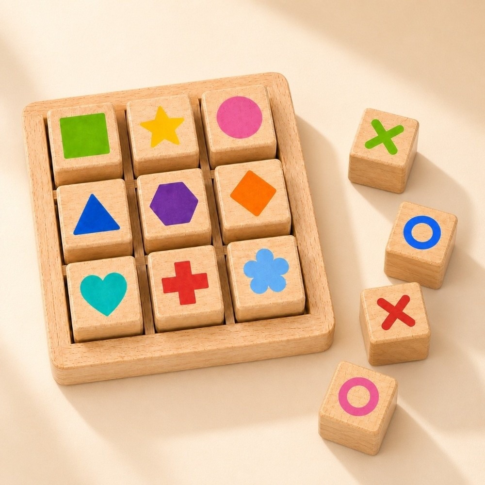 Board Game For 5 Players - Juego de Mesa Educativo de Madera