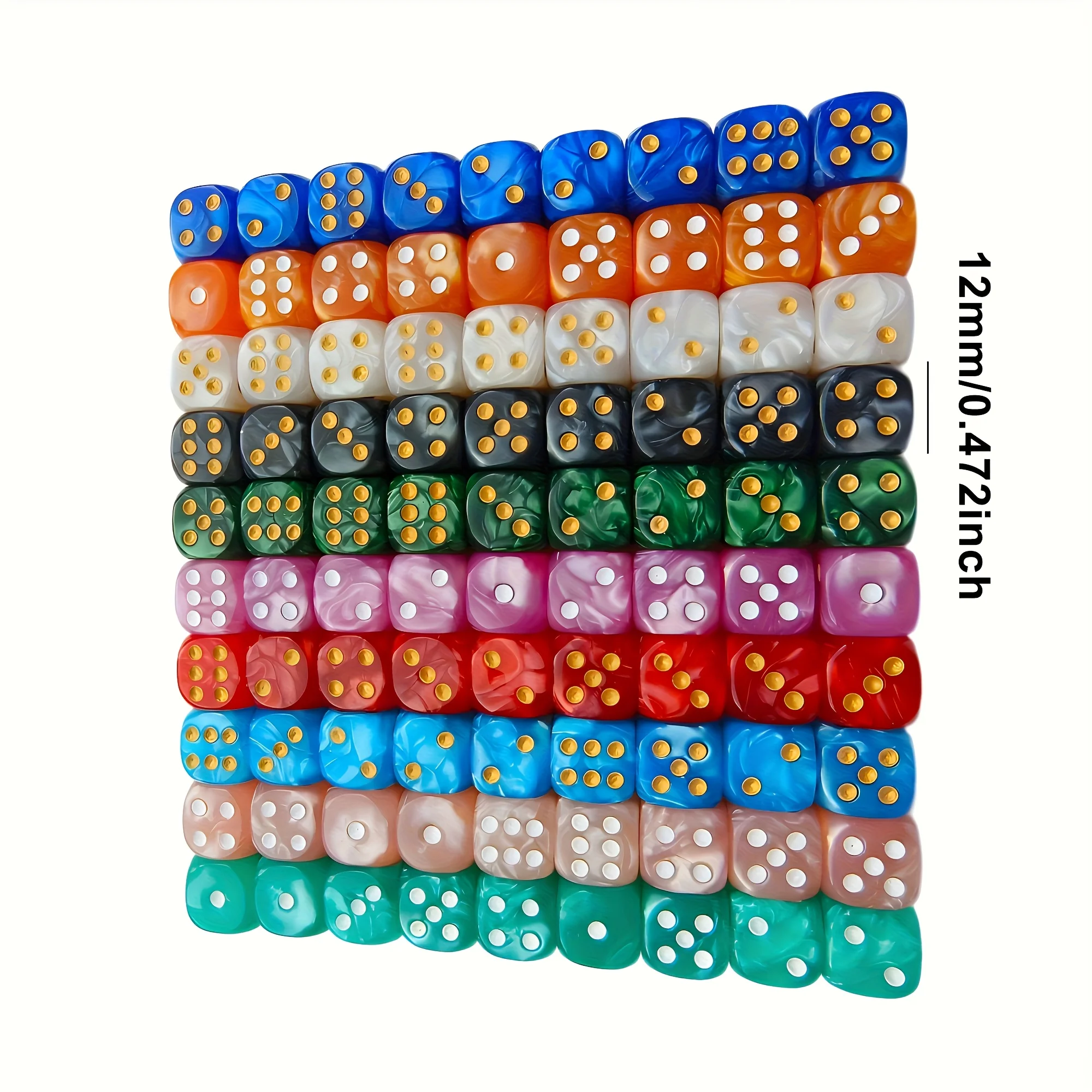 10 dados D6 de 12 mm con diseñ - Board Game Arena reseña y precio