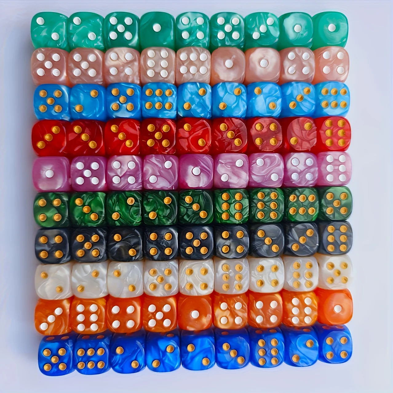 10 dados D6 de 12 mm con diseñ - Board Game Arena reseña y precio