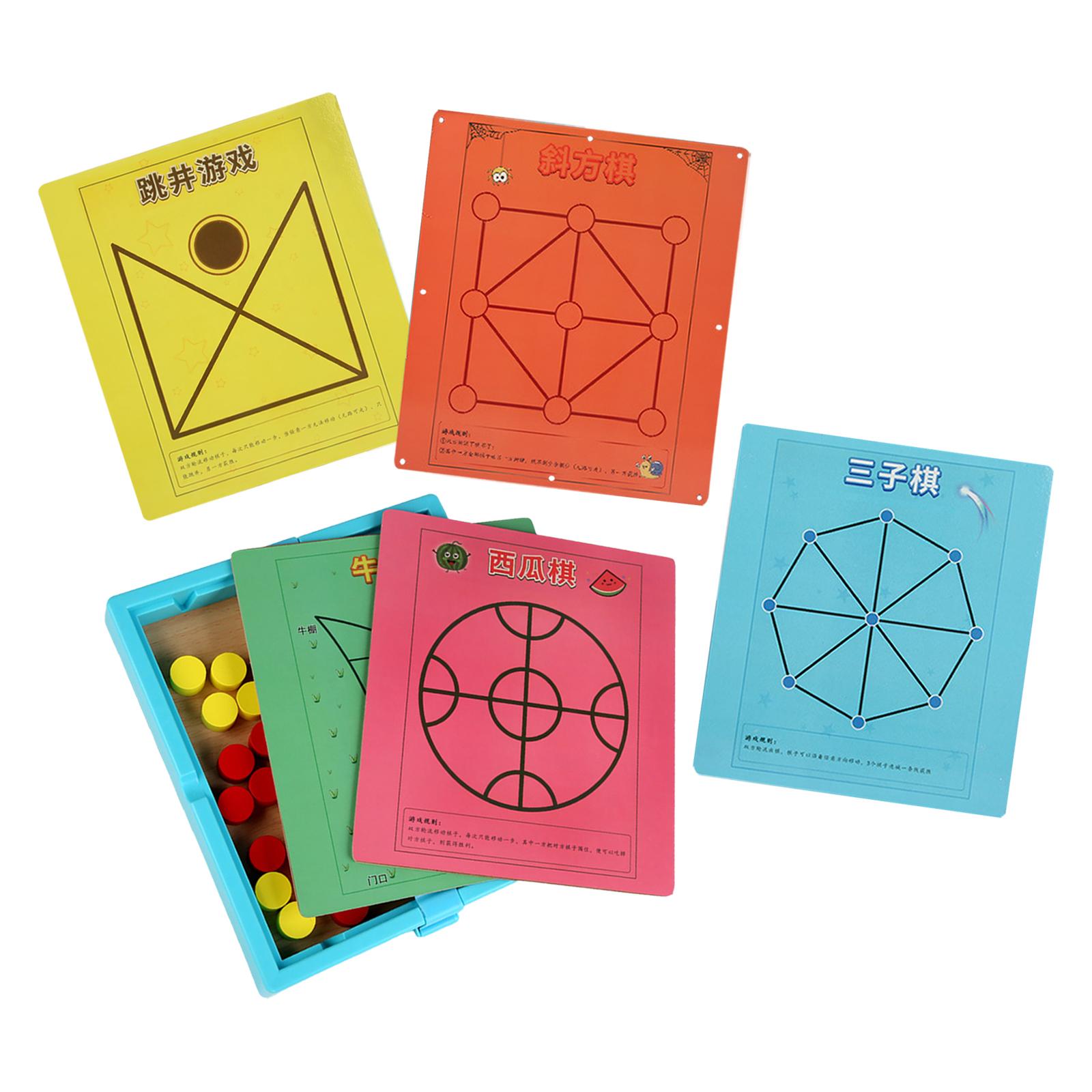 Juego de mesa portátil 5 en 1, - Board Game For 5 Players reseña y precio